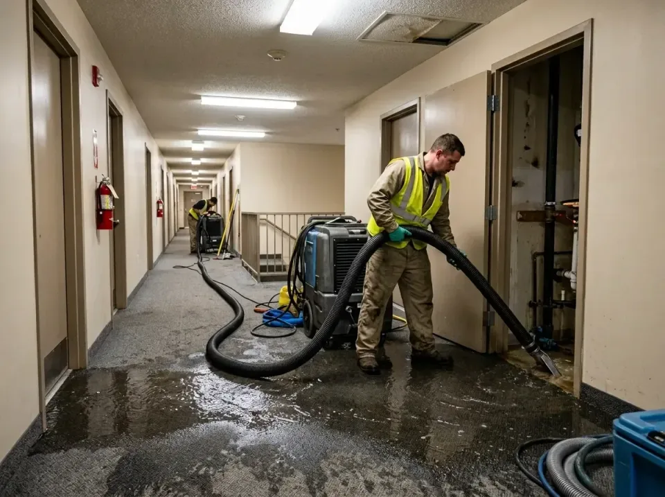 multi-unit-apartment-hallway-f-005 — frequently asked questions, Emergency Burst Pipe Water Extraction & Removal in Eden Isl…